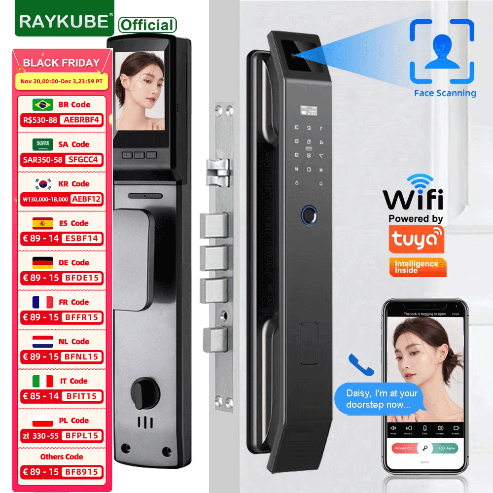 Graded Card Display - RAYKUBE DF14 Tuya WiFi 3D распознавание